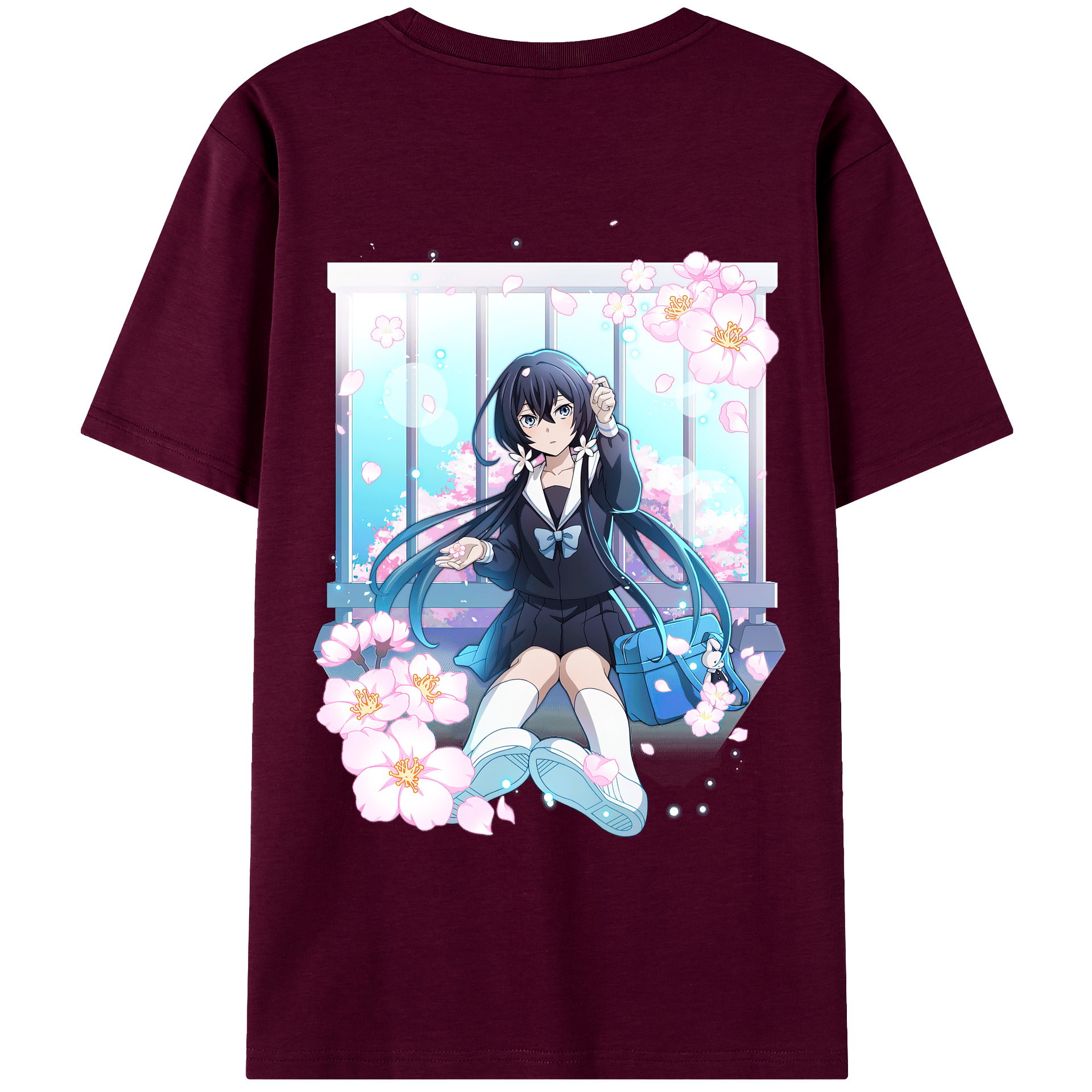 （画像用） 文豪ストレイドッグス Bungo Stray Dogs レディース半袖Tシャツ(バックプリント)